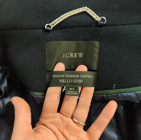 NWOT 6 TALL J. Crew Wool Nello Gori Coat - Picture 12 of 12